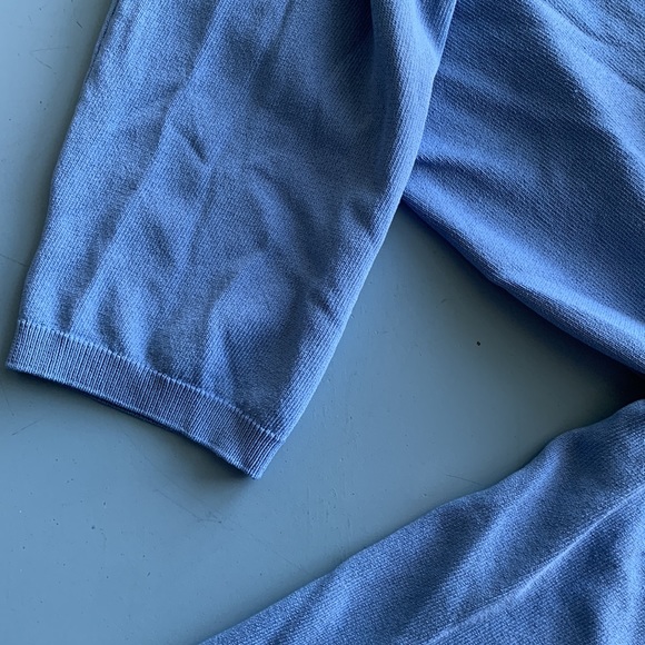 BLUE BUTTON UP CARDIGAN - Picture 6 of 9